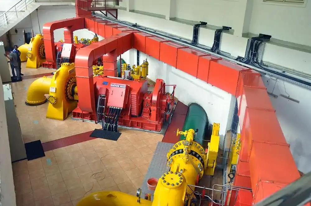 A scenic view of Erathna Mini Hydro Power Plant